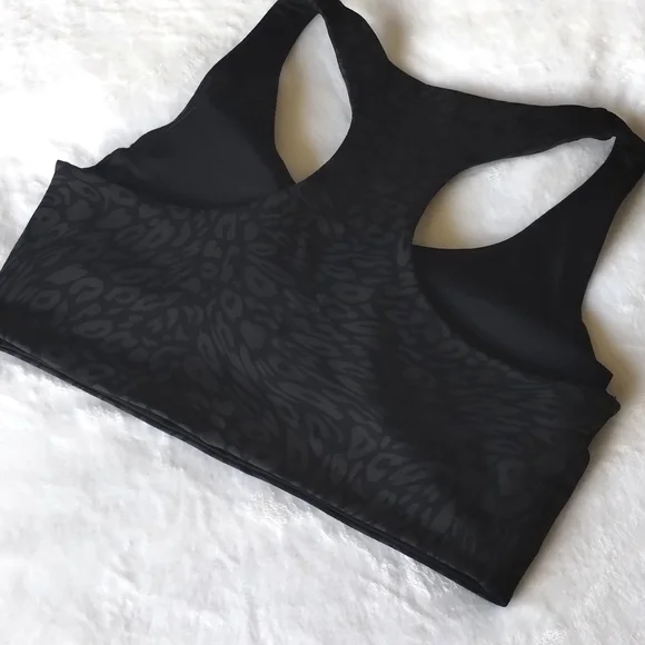 Ryderwear NWOT Rotation Black Leopard Sports Bra Large - Picture 7 of 10